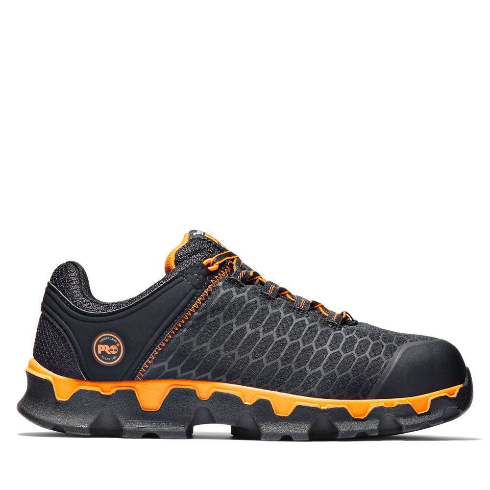 Zapatos De Seguridad Timberland Mujer Pro® Powertrain Sport Alloy Toe Eh Negras/Naranjas - Chile DTZ